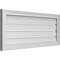 Ekena Millwork Vertical Surface Mount PVC Gable Vent: Functional, w/ 2"W x 1-1/2"P Brickmould Frame, 38"W x 16"H GVPVE38X1602SF - alternate 2